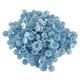 Light Blue Buttons in Mixed Sizes - 100g Bag